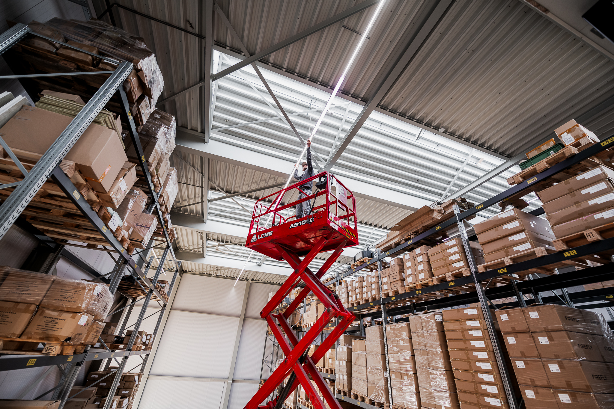 Bedrijfsverlichting - installatie - firefly