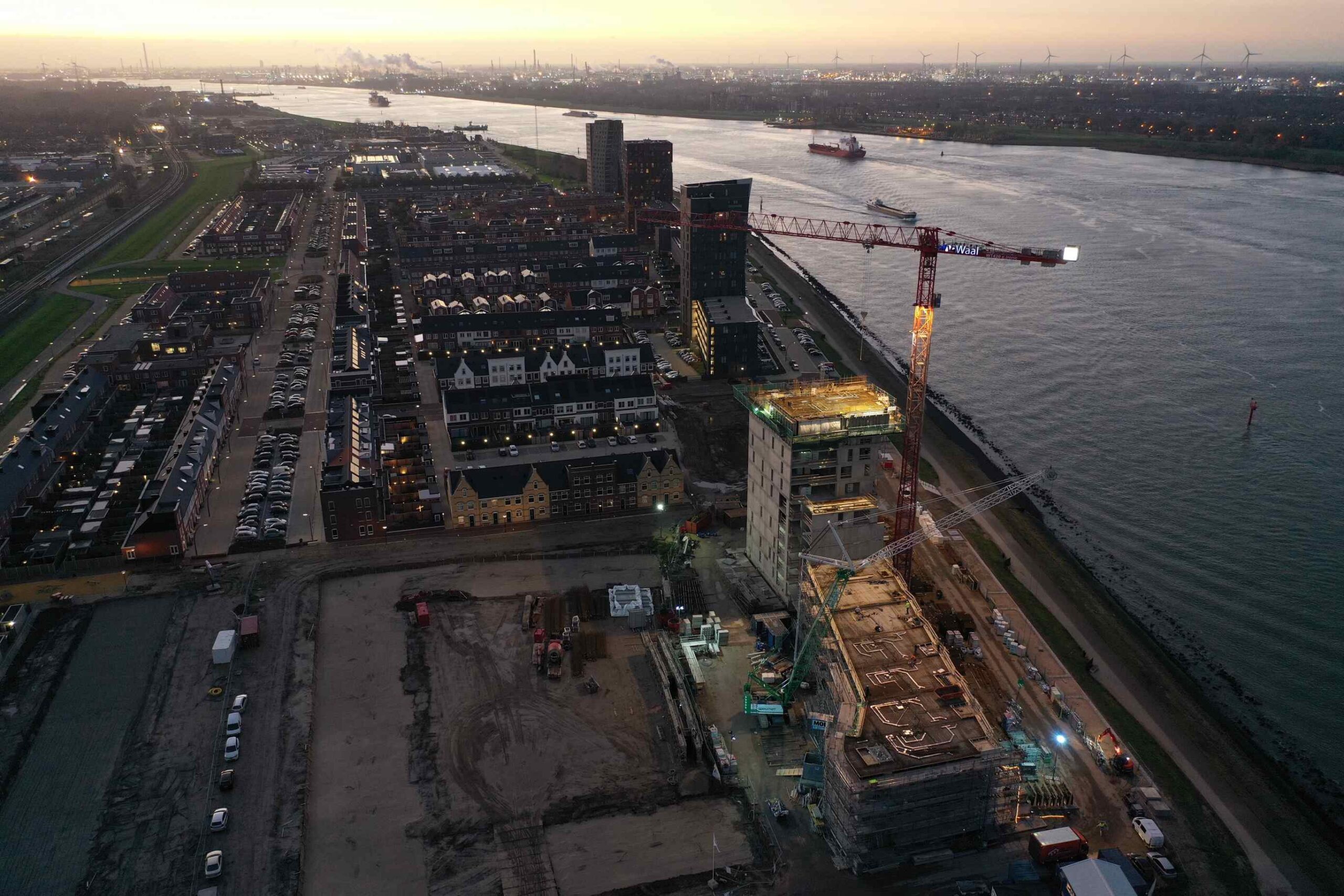 Waalbouw - verlichting voor bouwplaats